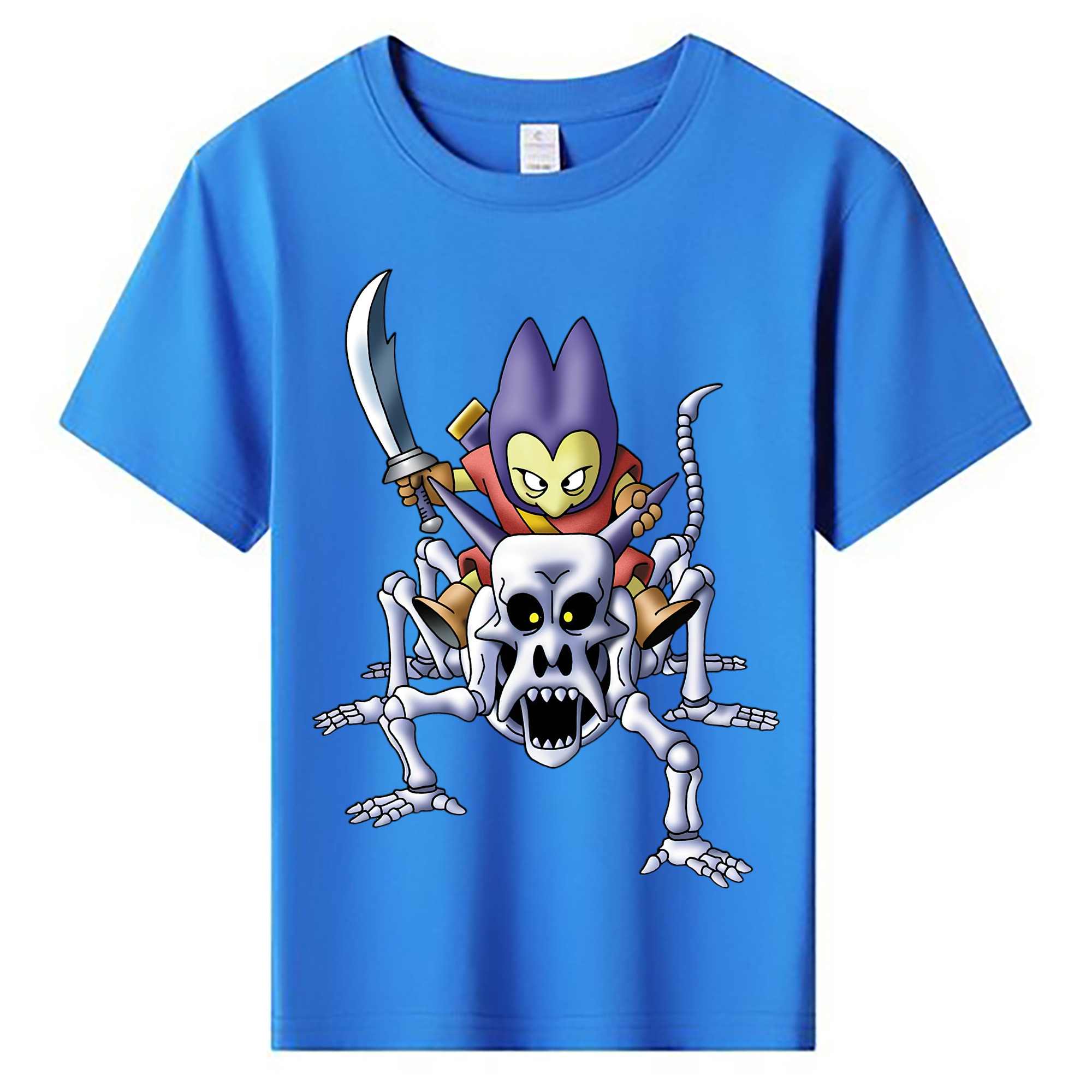 （画像用） ドラゴンクエスト Doragon Kuesuto Dragon Quest 綿100％キッズTシャツ（フロントプリント）